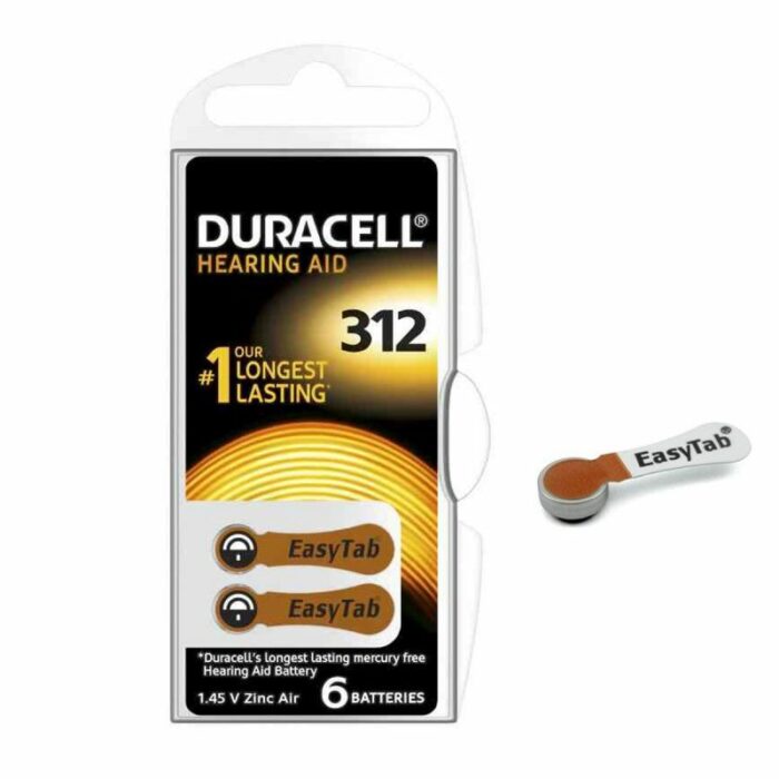 PR41 DURACELL ACUSTICA ZINCO ARIA BL.6 NEW