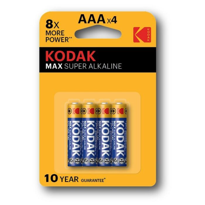 K3A4   MINISTILO   MAX ALKALINE   BL.4        KODAK