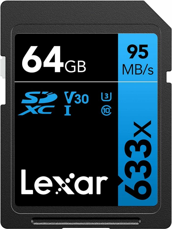 64GB LEXAR 633X SDXC C10 V30 U3 GLOBAL