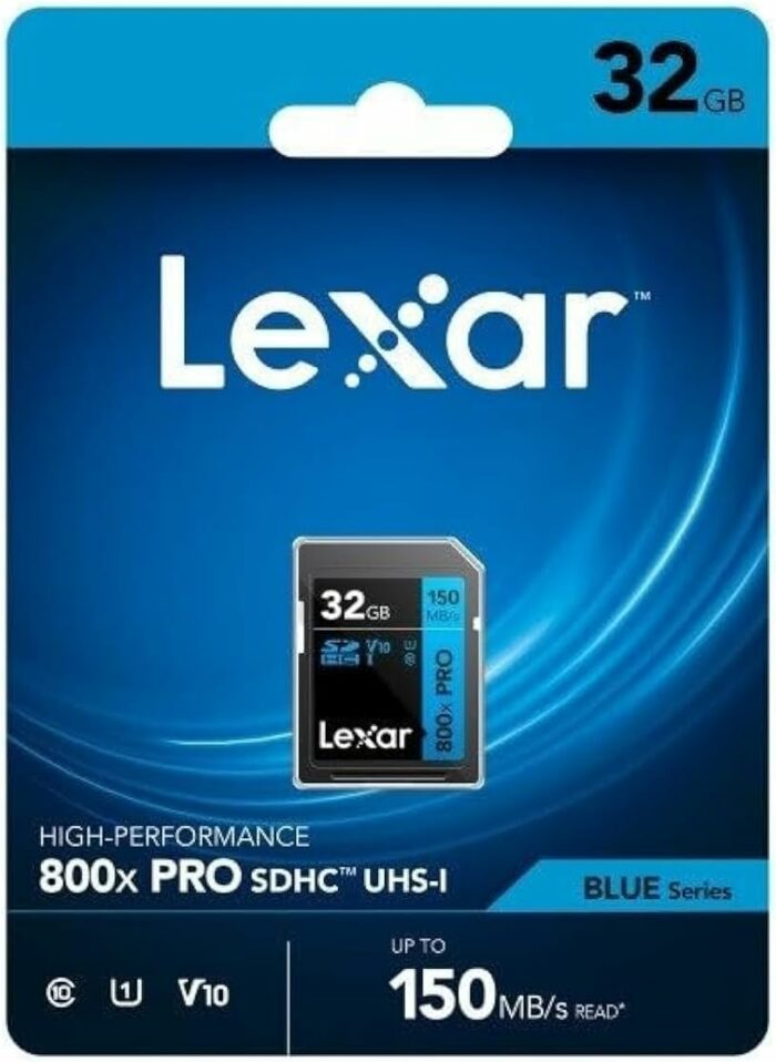 32GB LEXAR PROFESSIONAL 800X SDHC